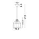 Pendule, Lustre suspendate - Lustra/Pendul ratan design natural SOLITA maro