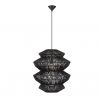 Lustra/Pendul design natural NUA negru