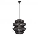 Lustra/Pendul design natural NUA negru