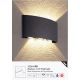 Aplice - Aplica LED perete exterior IP44 Shadows