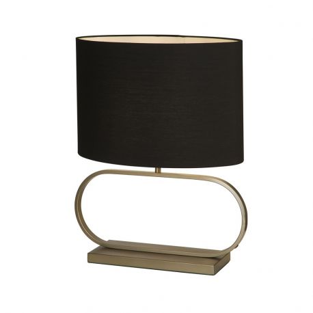 Veioze - Veioza/Lampa de masa decorativa Sleek bronz/negru