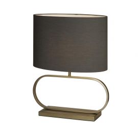 Veioze - Veioza/Lampa de masa decorativa Sleek bronz/gri