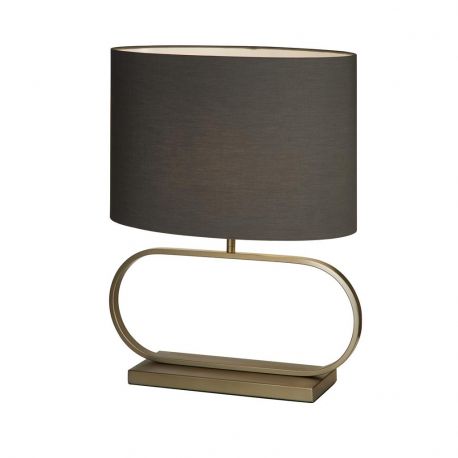 Veioze - Veioza/Lampa de masa decorativa Sleek bronz/gri