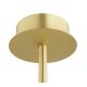 Candelabre, Lustre - Candelabru 8 brate, alama periata, sticla canelata PRESTON 5082
