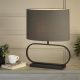 Veioze - Veioza/Lampa de masa decorativa Sleek negru/gri