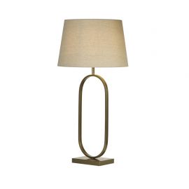 Veioze - Veioza/Lampa de masa decorativa Modish bronz/natur