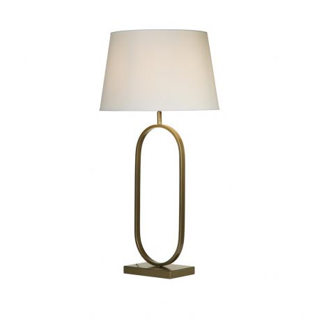Veioze - Veioza/Lampa de masa decorativa Modish bronz/alb
