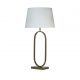 Veioze - Veioza/Lampa de masa decorativa Modish bronz/alb