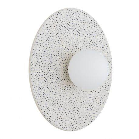 Aplice, corpuri de iluminat pentru pereti - Aplica realizata manual din ceramica IP44 BOLL 8936