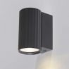 Aplica minimalista din aluminiu canelat Anna Wall 1 negru