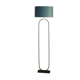 Lampadare - Lampadar/Lampa de podea decorativa Modish negru/teal