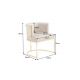 Scaune - Scaun ELEGANCE catifea bej, otel inoxidabil auriu