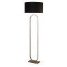 Lampadar/Lampa de podea decorativa Modish bronz/negru