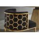 Scaune - Scaun ELEGANCE catifea neagra, otel inoxidabil auriu
