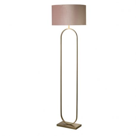 Lampadare - Lampadar/Lampa de podea decorativa Modish bronz/roz