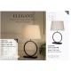 Veioze - Veioza/Lampa de masa decorativa Elegant negru/alb