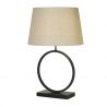 Veioza/Lampa de masa decorativa Elegant negru/natural