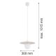 Pendule, Lustre suspendate - Lustra realizata manual din ceramica IP44 BOLL 8949