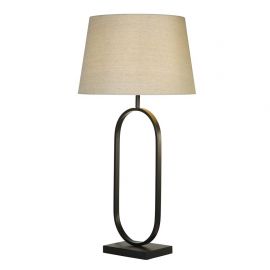 Veioze - Veioza/Lampa de masa decorativa Modish negru/natural