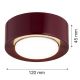 Plafoniere cu spoturi, Spoturi aplicate - Spot tavan, Mini plafoniera ELORA 8904 bordo