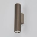 Aplica minimalista din aluminiu canelat Anna Wall 2 bronz