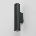 Aplica minimalista din aluminiu canelat Anna Wall 2 negru