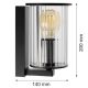 Aplice - Aplica perete exterior IP44 NORFOLK 8748 negru