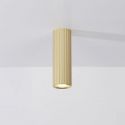 Spot aplicat din aluminiu canelat Anna auriu