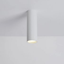 Spot aplicat din aluminiu canelat Anna alb