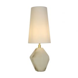 Veioze - Veioza/Lampa de masa decorativa Apex alb