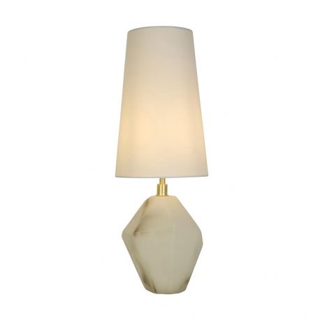 Veioze - Veioza/Lampa de masa decorativa Apex alb