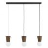 Lustra cu 3 pendule lemn stil scandinav VOLANTE 6358
