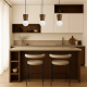 Pendule, Lustre suspendate - Lustra cu 3 pendule lemn stil scandinav VOLANTE 6358