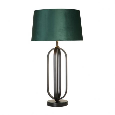 Veioze - Veioza/Lampa de masa decorativa Chic negru/verde