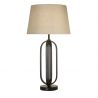 Veioza/Lampa de masa decorativa Chic negru/natural