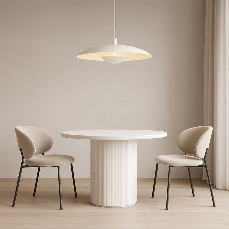 Pendule, Lustre suspendate - Lustra suspendata LED BOLTON 8867 alb crem