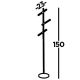 Lampadare - Lampadar/Lampa LED de podea stil minimalist Wands