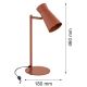 Lampi birou - Lampa cu spot directionabil LORD 8873 teracota
