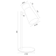 Lampi birou - Lampa cu spot directionabil LORD 8872 salvie