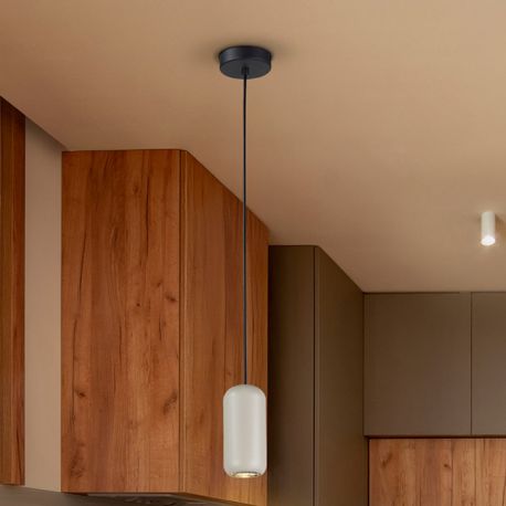 Pendule, Lustre suspendate - Pendul din metal gri deschis Nimes