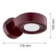 Aplice cu Spot - Aplica cu spot directionabil LOTUS 8901 bordo