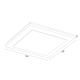 Plafoniere - Plafoniera din lemn si sticla TABOR 52x52cm, alb crem