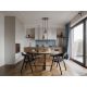 Pendule, Lustre suspendate - Lustra cu 3 pendule din metal maro inchis satinat Bera