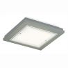 Plafoniera din lemn si sticla TABOR 52x52cm, night sage