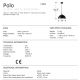 Pendule, Lustre suspendate - Lustra stil industrial metal negru/ cupru Polo