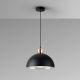 Pendule, Lustre suspendate - Lustra stil industrial metal negru/ cupru Polo