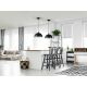 Pendule, Lustre suspendate - Lustra stil industrial metal negru/ cupru Polo