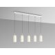 Pendule, Lustre suspendate - Lustra cu 5 pendule ceramice LED Alfara