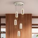 Lustra cu 5 pendule ceramice LED Alfara