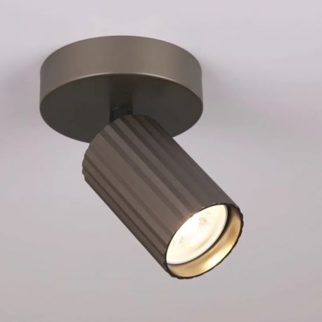 Aplice cu Spot - Spot din aluminiu canelat Anna bronz